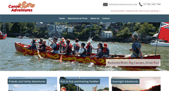Desktop Screenshot of canoeadventures.co.uk